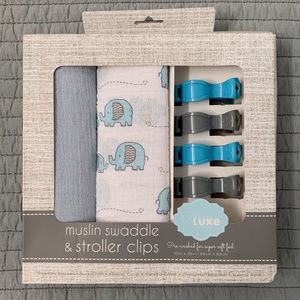 Swaddle Blankets & Stroller Clips